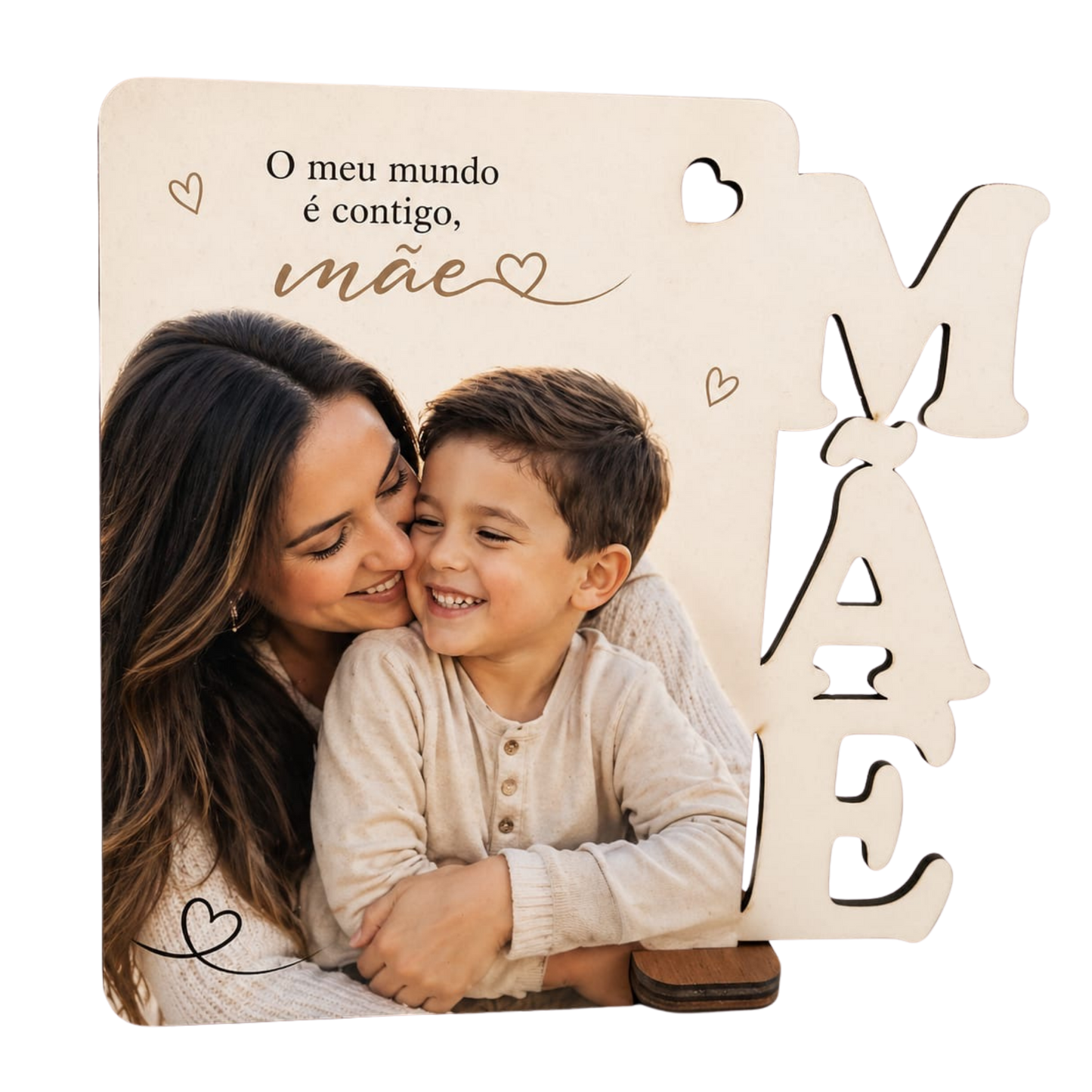 Design moldura Dia da mãe