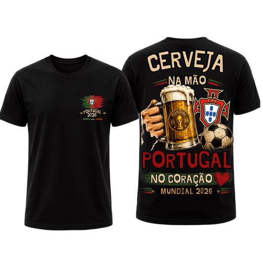 T-shirt Design Força Portugal 2026