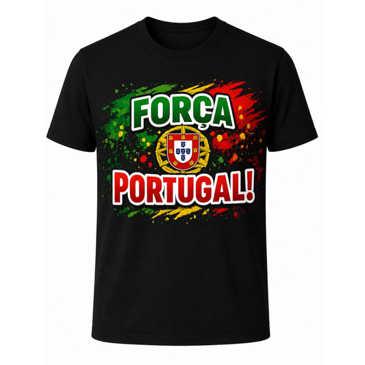 T-shirt Design Força Portugal