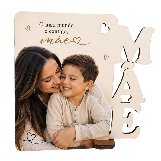 Design moldura Dia da mãe