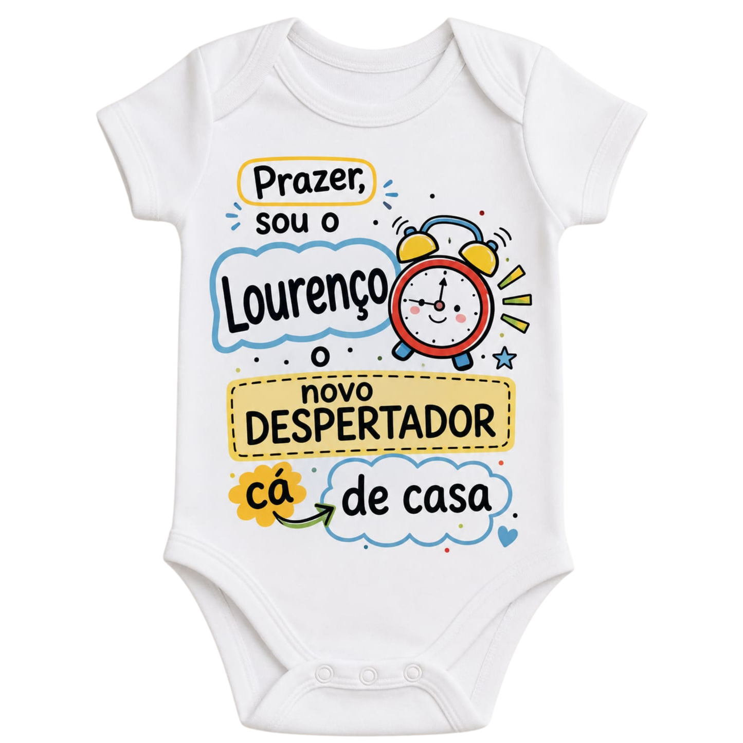 Body bebé com Design Cómico