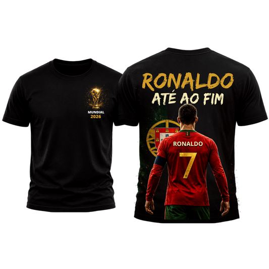 T-shirt Design Ronaldo Até ao Fim