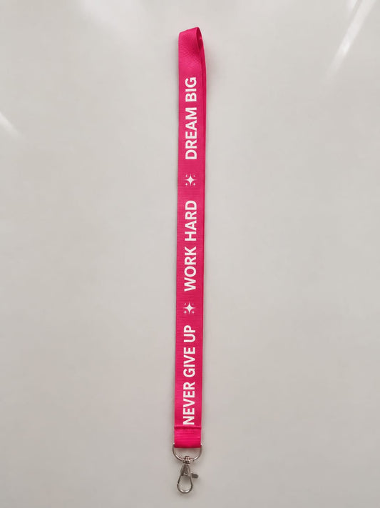Lanyard "Never give up"